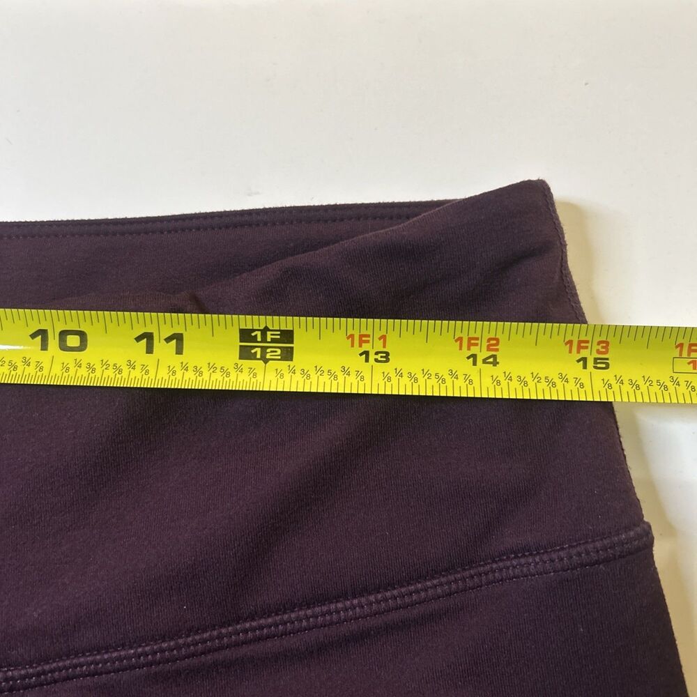 Betsy Johnson Performance Leggings capri purple embellished pull on size XL - Picture 8 of 12